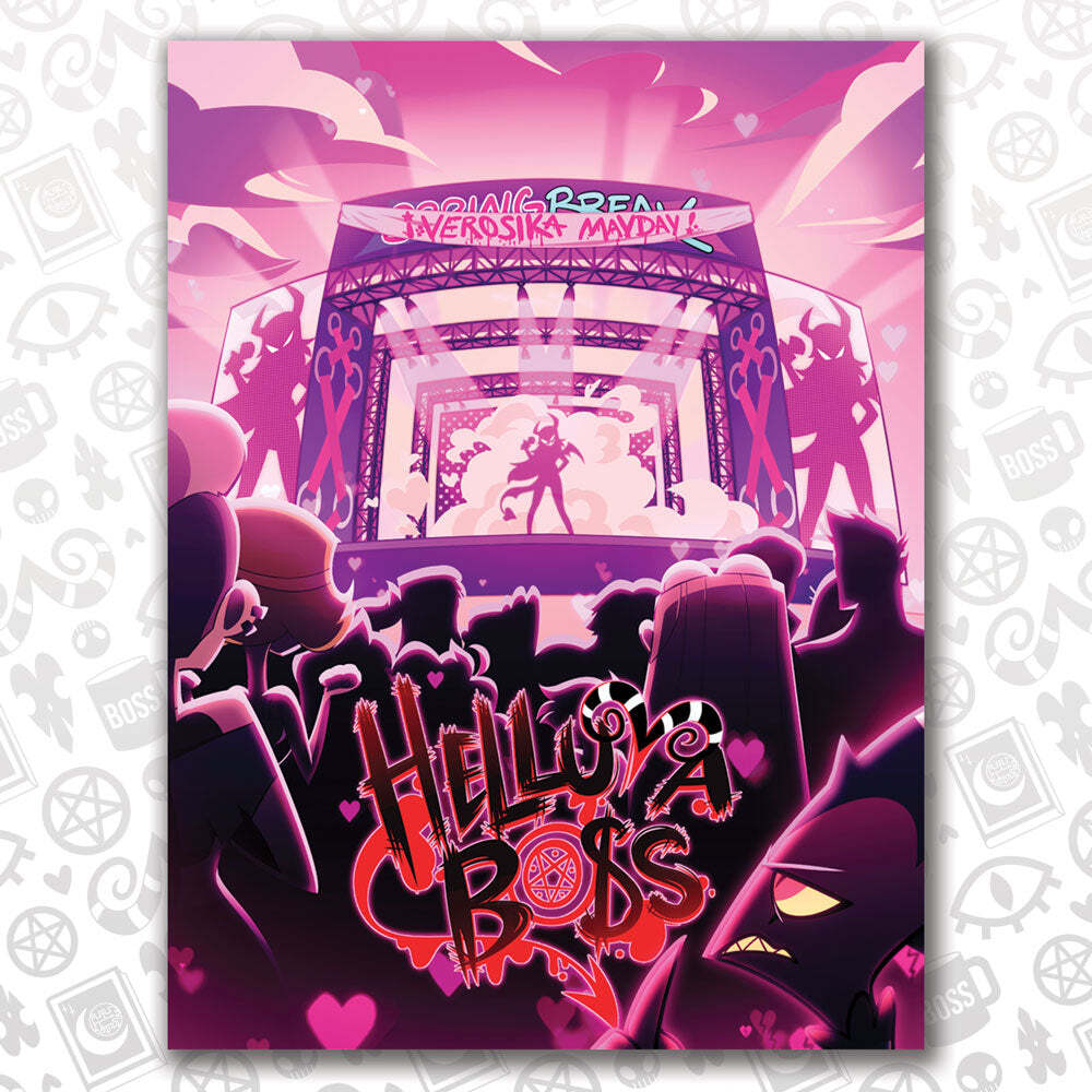 Spring Broken Helluva Boss Episode 3 Poster Hazbin Hotel Vivziepop