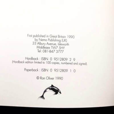 Ron Oliver Photo Book Portraits 1990 First Edition Nemo Publishing