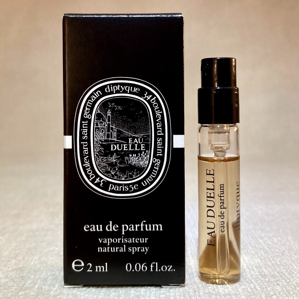 Diptyque Eau Duelle Eau de Parfum EDP Sample Spray .06oz, 2ml New