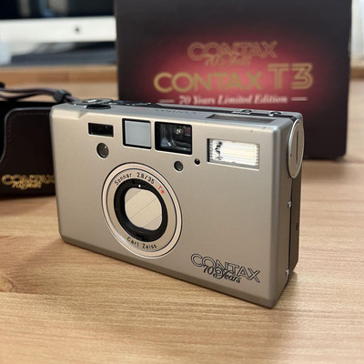 Commemorative model (4-piece set) CONTAX T3 70YEARS SILVER From