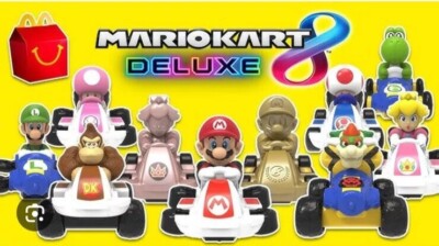 2024 McDONALD'S MARIO KART 8 DELUXE HAPPY MEAL TOYS! SAME DAY