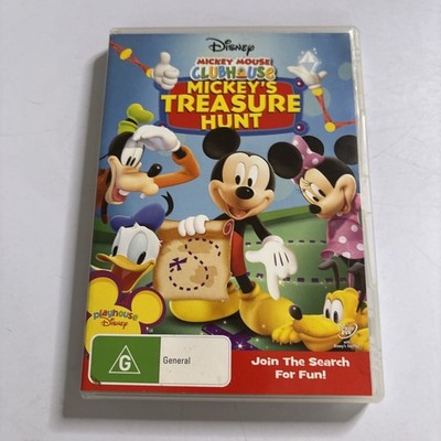 Mickey Mouse Clubhouse-Mickey's Treasure Hunt (DVD, 2006) for sale
