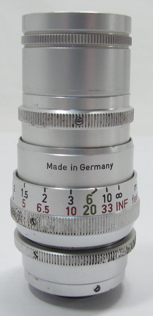 VTG Steinheil Munchen Cassar 2.8 36 mm Camera Lens & Shade Germany