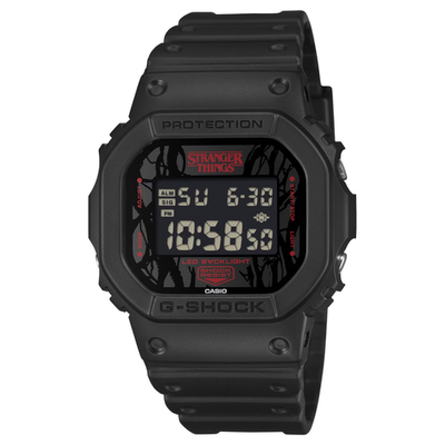 CASIO G-SHOCK DW-5600STT-1JR 5600 SERIES Stranger Things Black