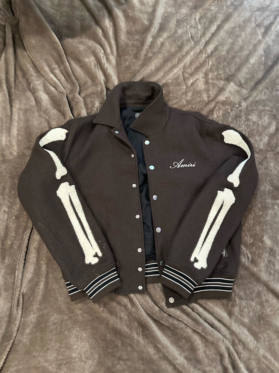 Amiri Bones Varsity Jacket (Size Medium) Free Shipping | eBay
