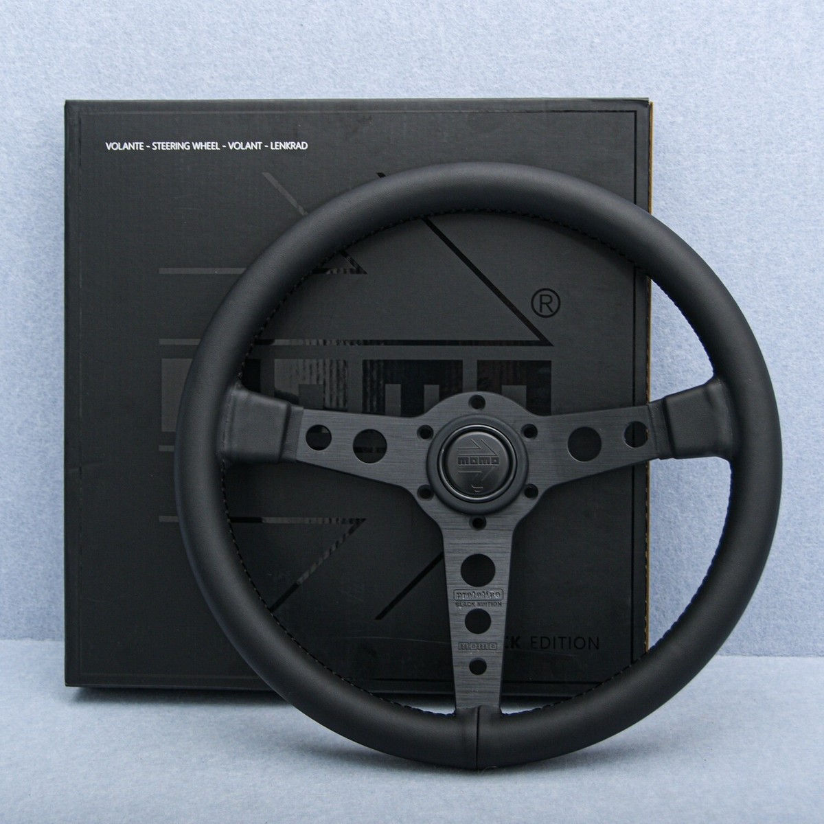 MOMO Prototipo P5 Black Edition 350mm Steering Wheel Genuine