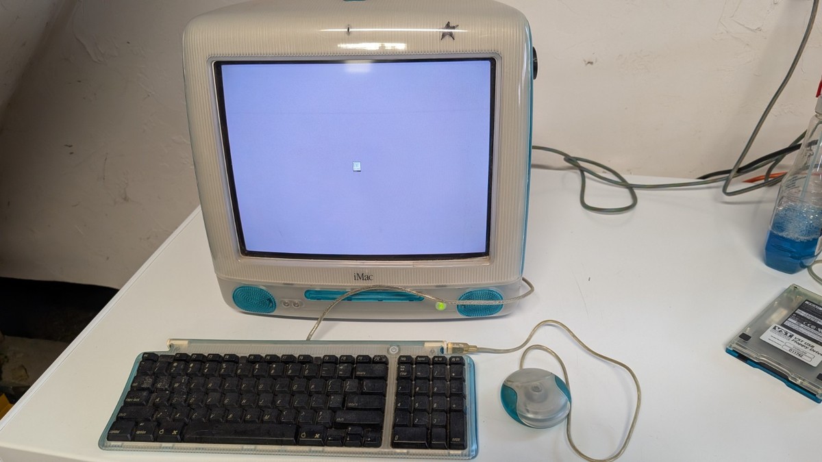 Vintage Apple iMac G3 Blue M5521, Keyboard, Mouse WORKS! | eBay