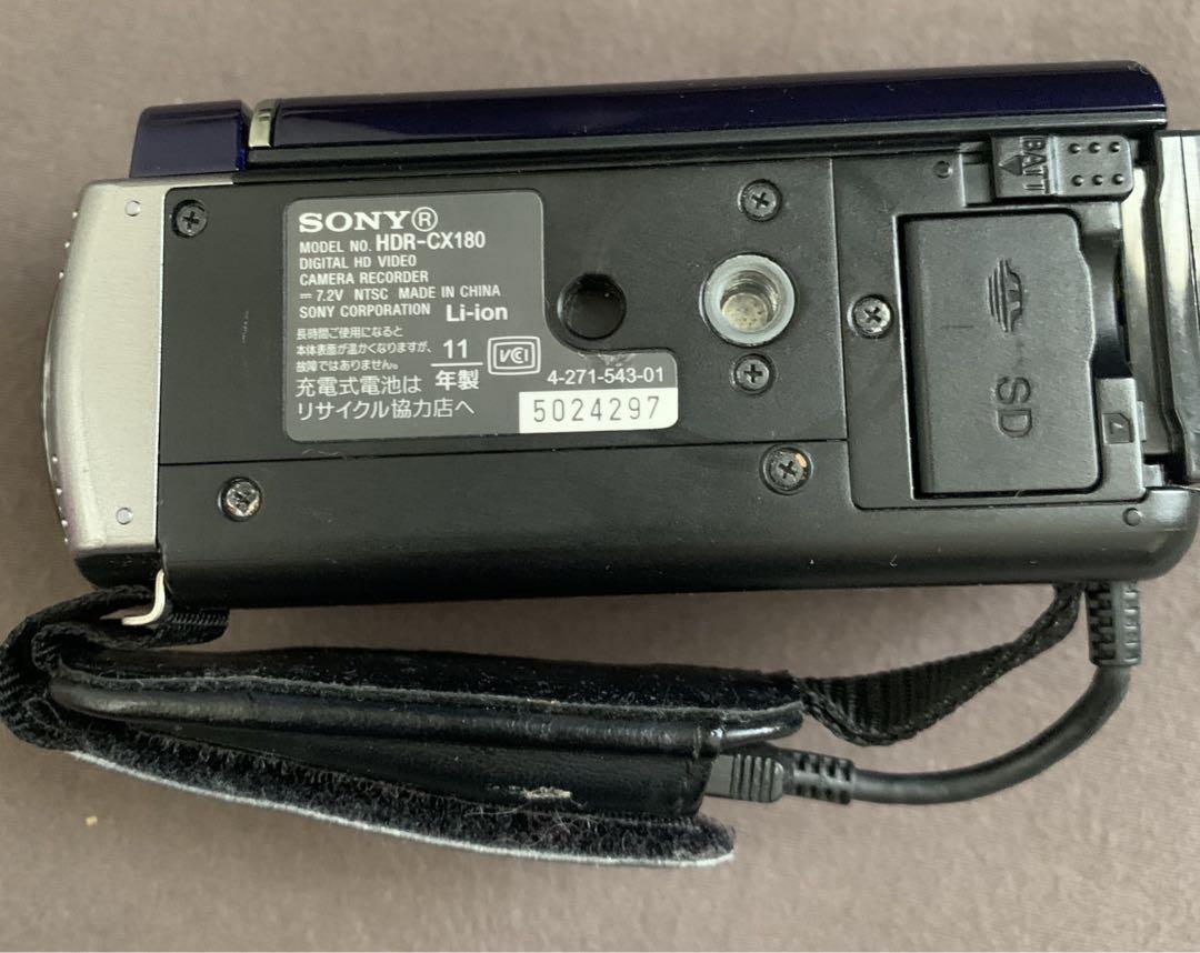 SONY HDR-CX180 Handycam Video Camera with 2 Batteries | eBay