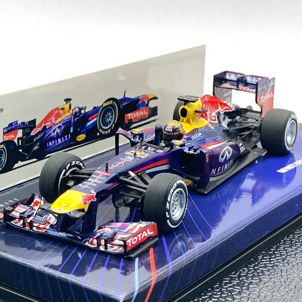 MINICHAMPS 1/43 Infiniti Red Bull RB9 Sebastian Vettel 2013 German