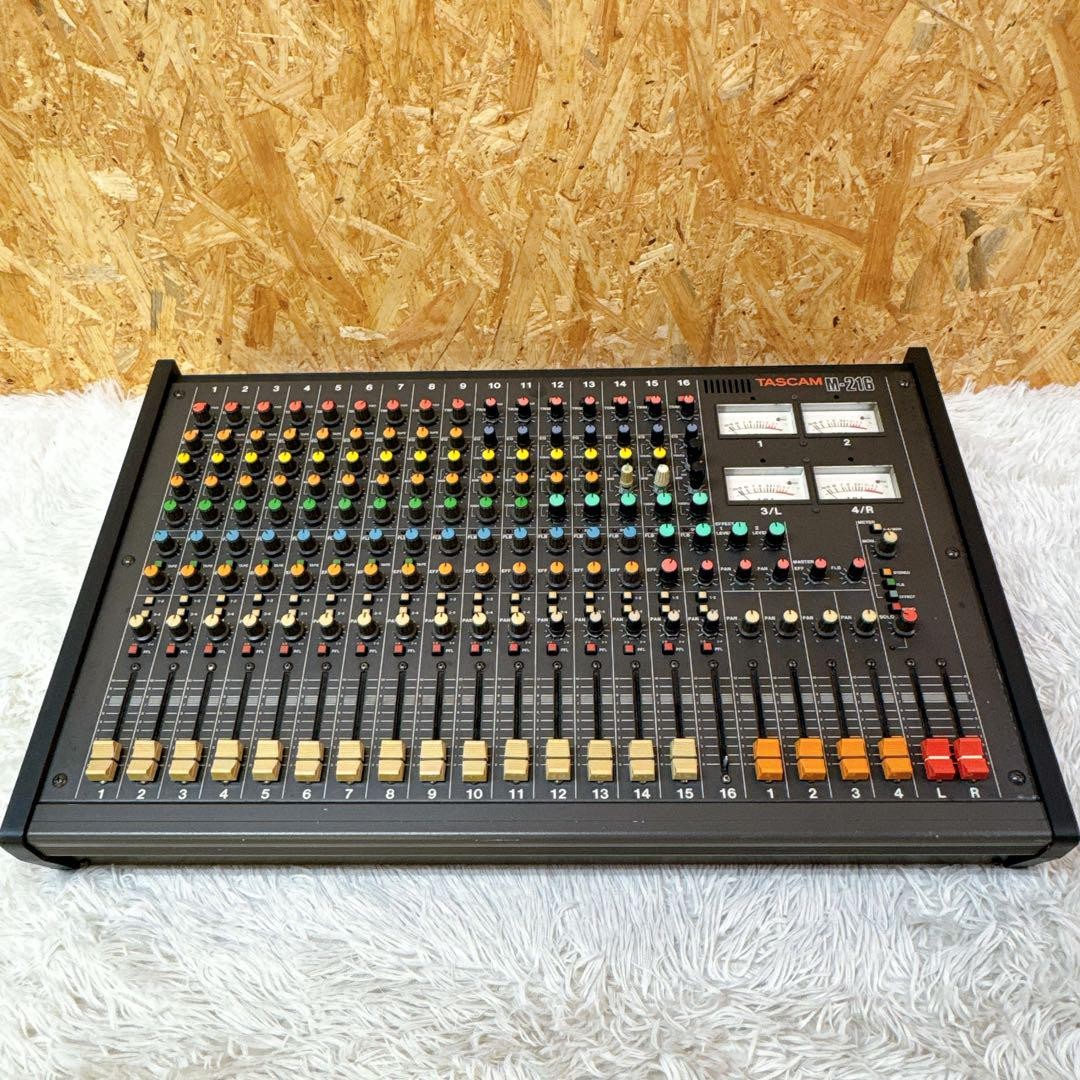 TASCAM M-216 Analog Mixer 16ch, Output PGM-4ch TEAC Sound output