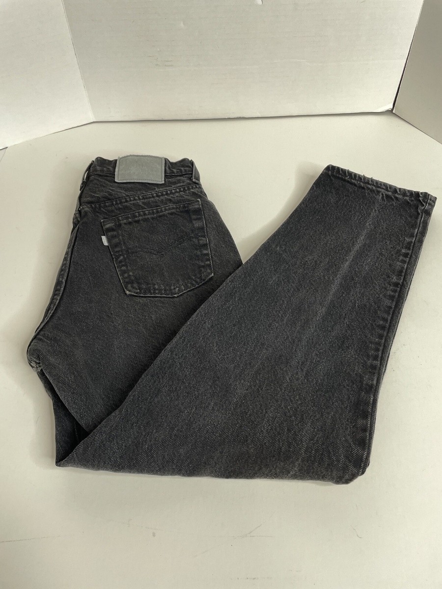 Vintage Levi's Silver Tab Loose Fit Black Jeans, Womens 27X29