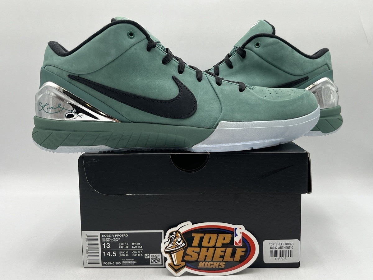 DS NEW Nike Zoom Kobe BRYANT 4 Protro Girl Dad Size 13 2024 Green