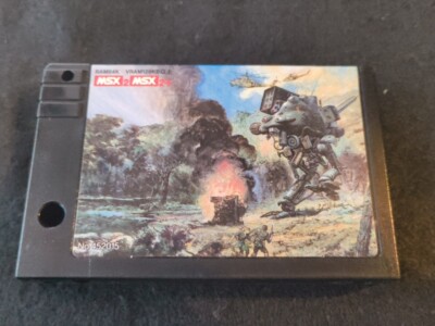 METAL GEAR 2 SOLID SNAKE MSX MSX2 Game cartridge, w/Manual, Box