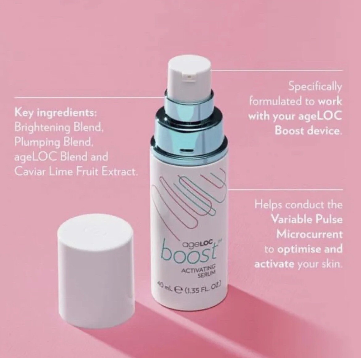 Nu Skin ageLOC Boost Brightening Serum USA Hydration NEW EXP. 07