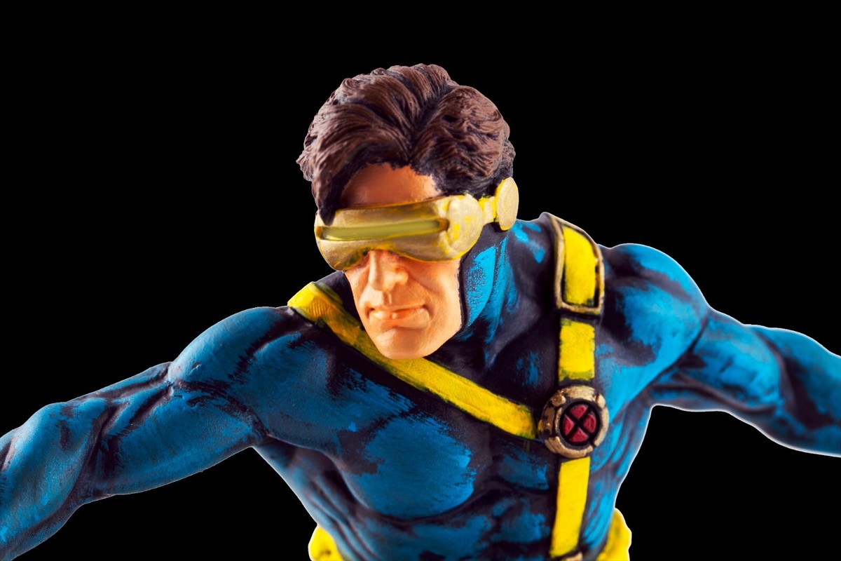 Marvel 1993 Horizon X-Men 1/6 Cyclops Custom LED Visor Vinyl Model