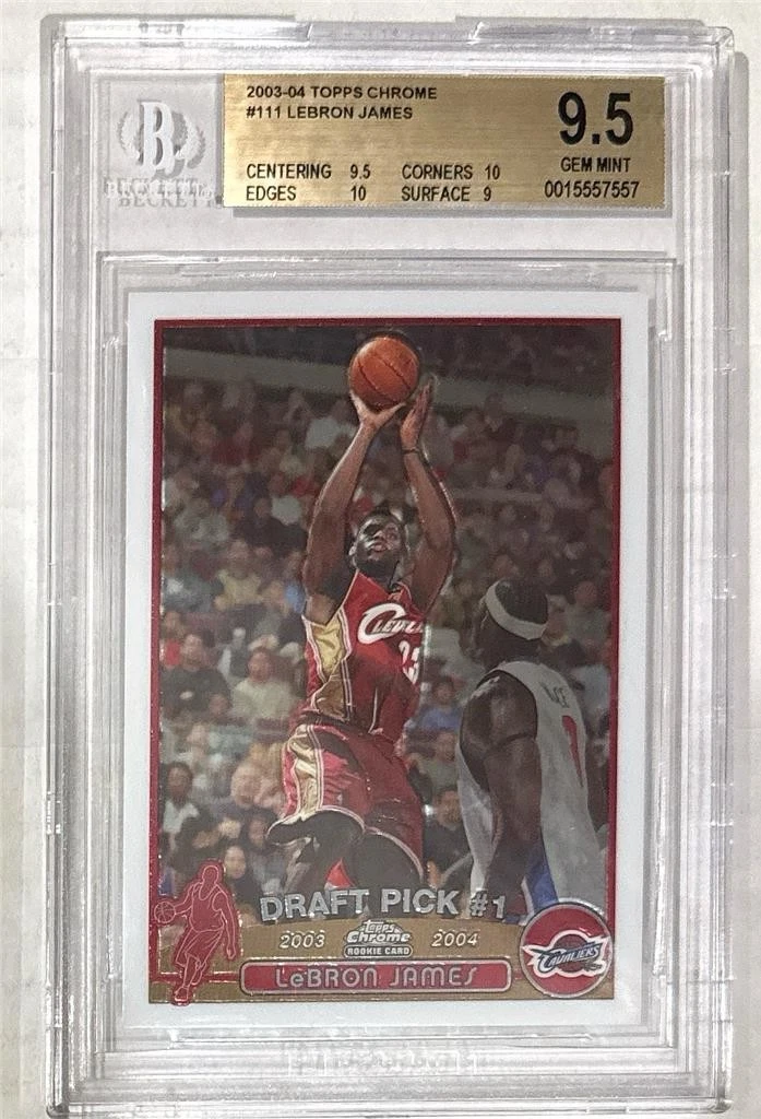 NBA カード Lebron James Silver BGS 9.5 NBA カード Lebron James