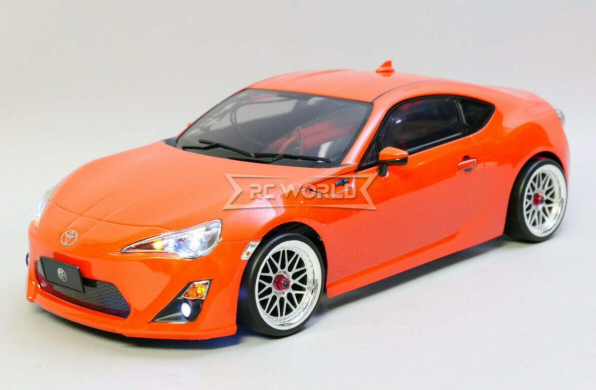 RC 1/10 Drift TOYOTA 86 frs Drift Car RTR W/ LED + Magnet Mounts