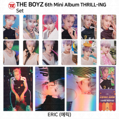 The Boyz 6th Mini Album Thrill-ing Official Photocard Postcard