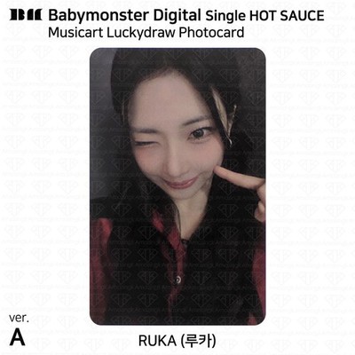 BabyMonster Digital Single Hot Sauce MusicArt LuckyDraw Photocard