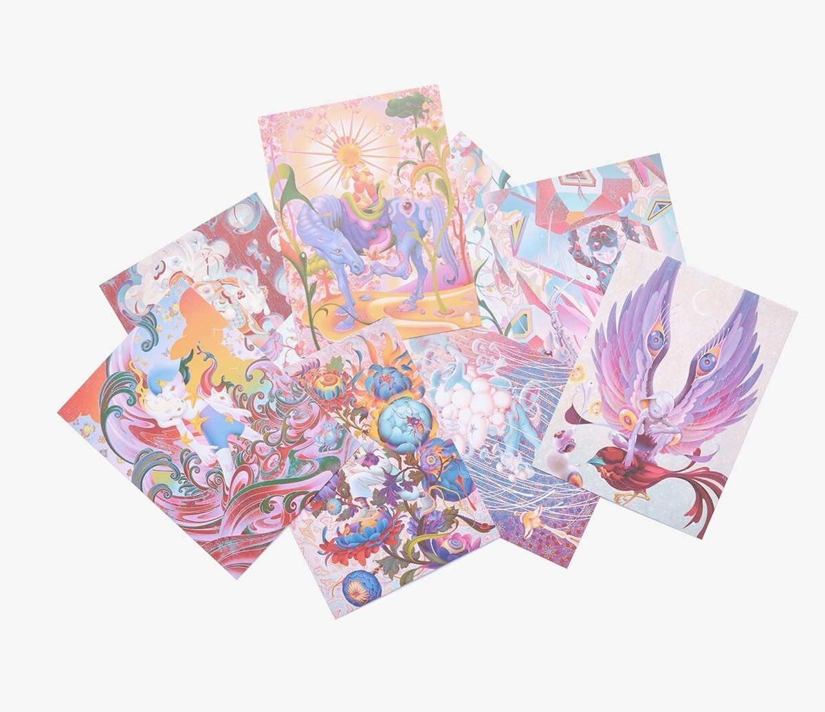 Hybe Insight BTS SEVEN PHASES postcard set big hit | eBay