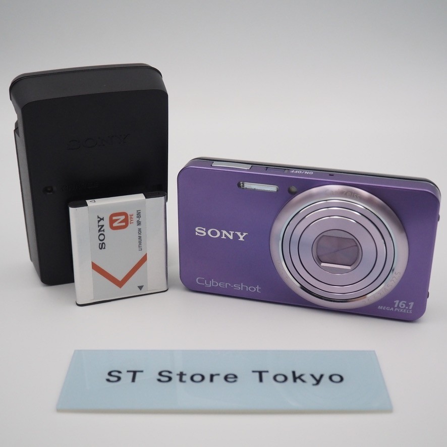N Mint] Sony Cyber-Shot DSC-W570 16.1MP Digital Camera purple