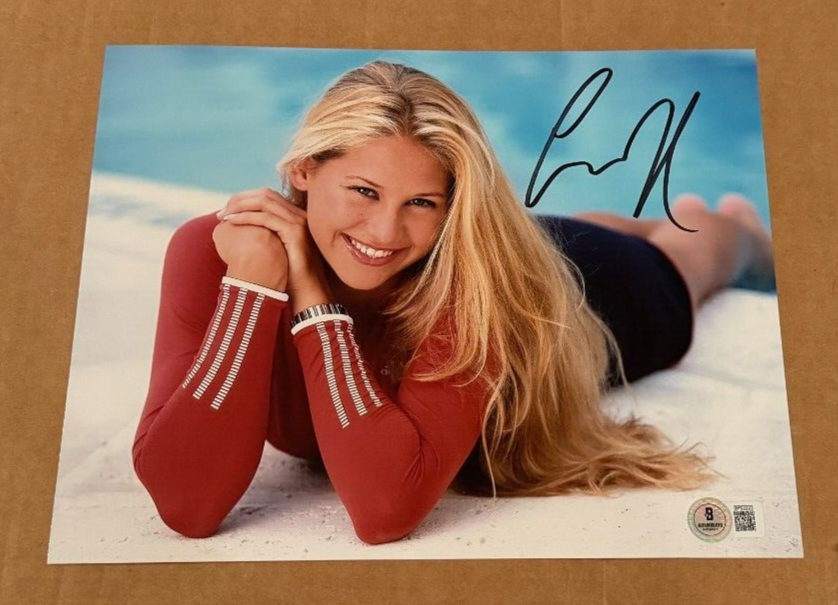 ANNA KOURNIKOVA SIGNED SEXY 8X10 PHOTO BECKETT CERTIFIED TENNIS