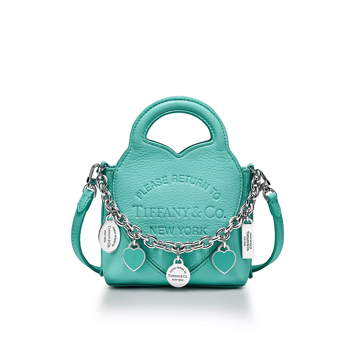 Japan Limited]Return to Tiffany™ Micro Charm Tote Bag Tiffany Blue