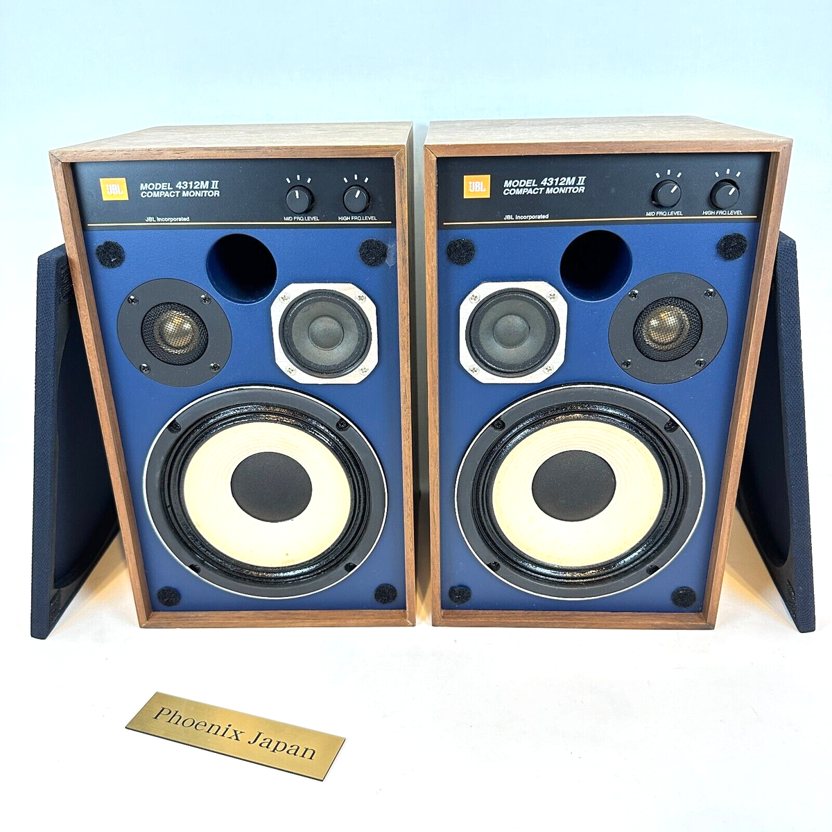 JBL 4312M Ⅱ 2 Compact 3 Way LoudSpeaker Speaker Set Blue | eBay