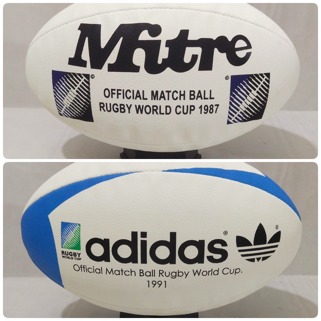 Mitre Rugby 1987 - Adidas Rugby 1991 - Rugby World Cup Balls