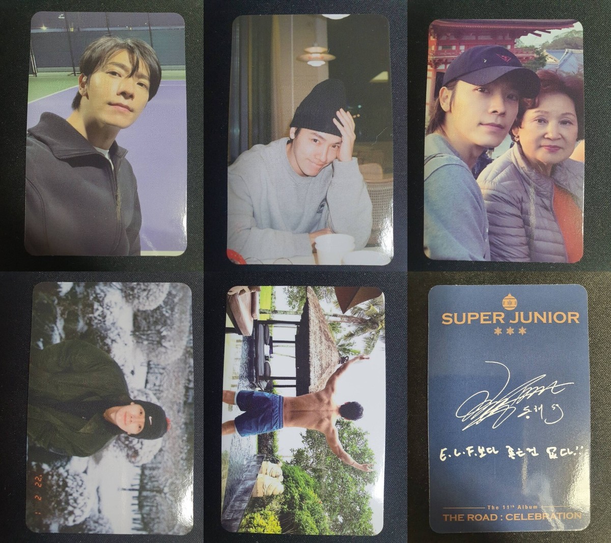 SUPER JUNIOR Official PHOTOCARD 11th THE ROAD : CELEBRATION Album
