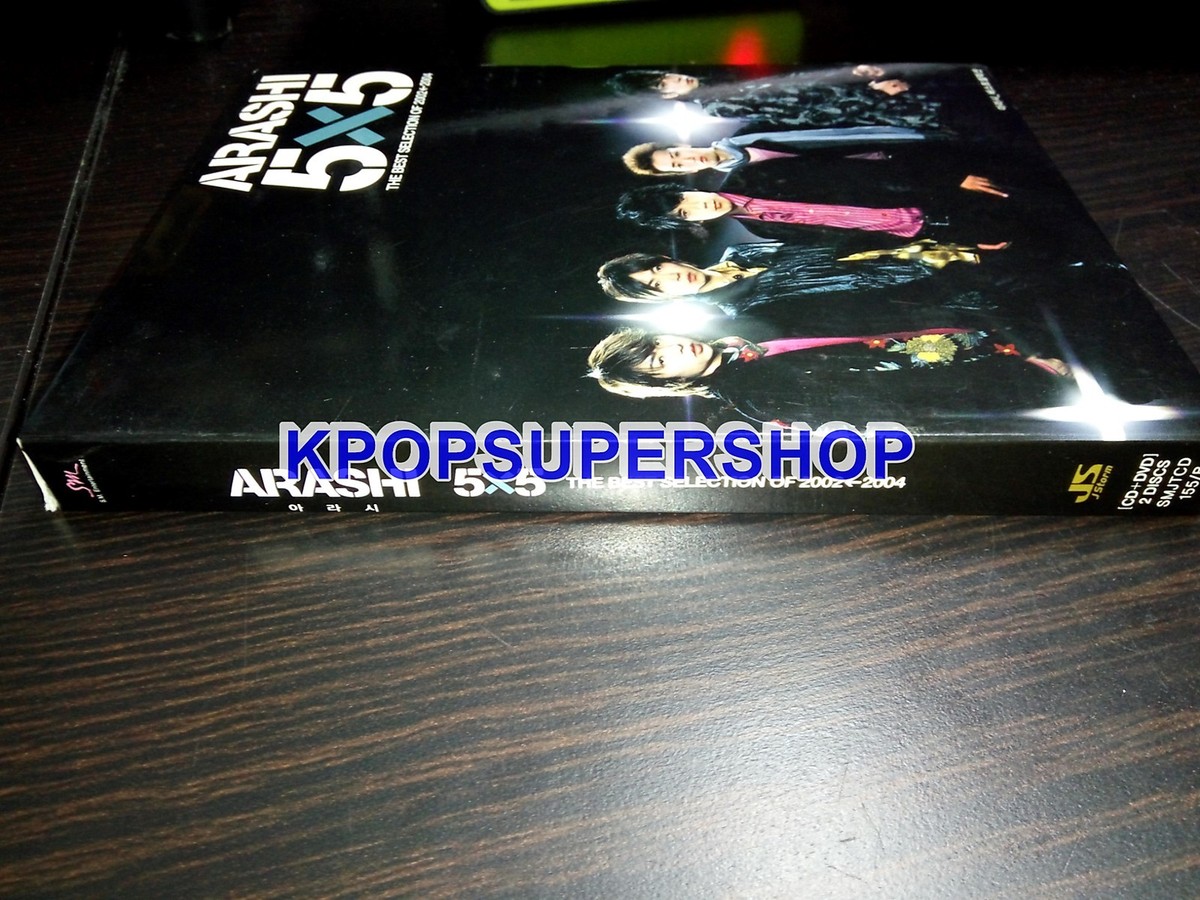 Arashi Album 5x5 Best Selection 2002-2004 CD DVD Limited Rare OOP