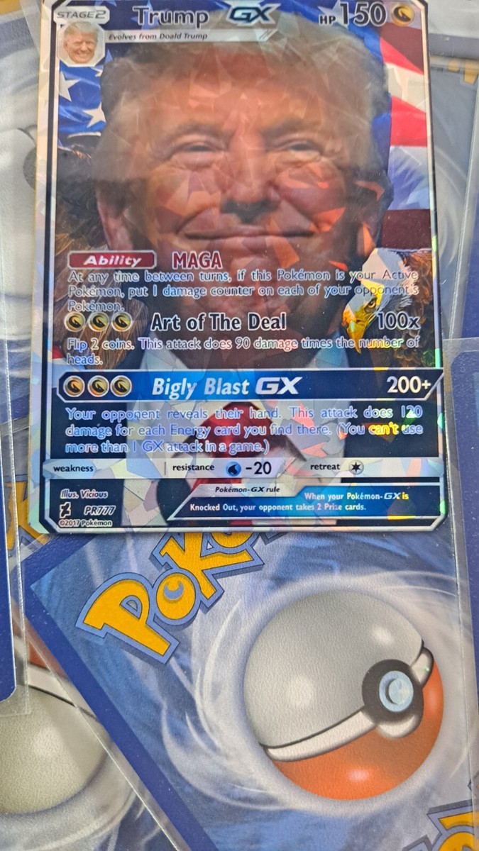 Donald Trump Pokemon Card - GX | eBay