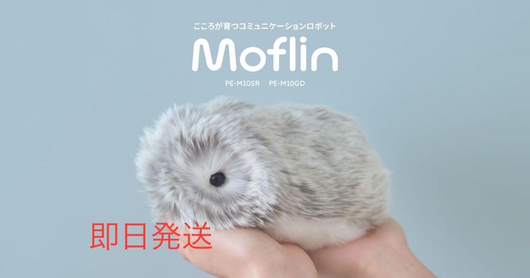 Casio AI Pet Moflin Communication Robot Silver PE-M10GD japan [NEW