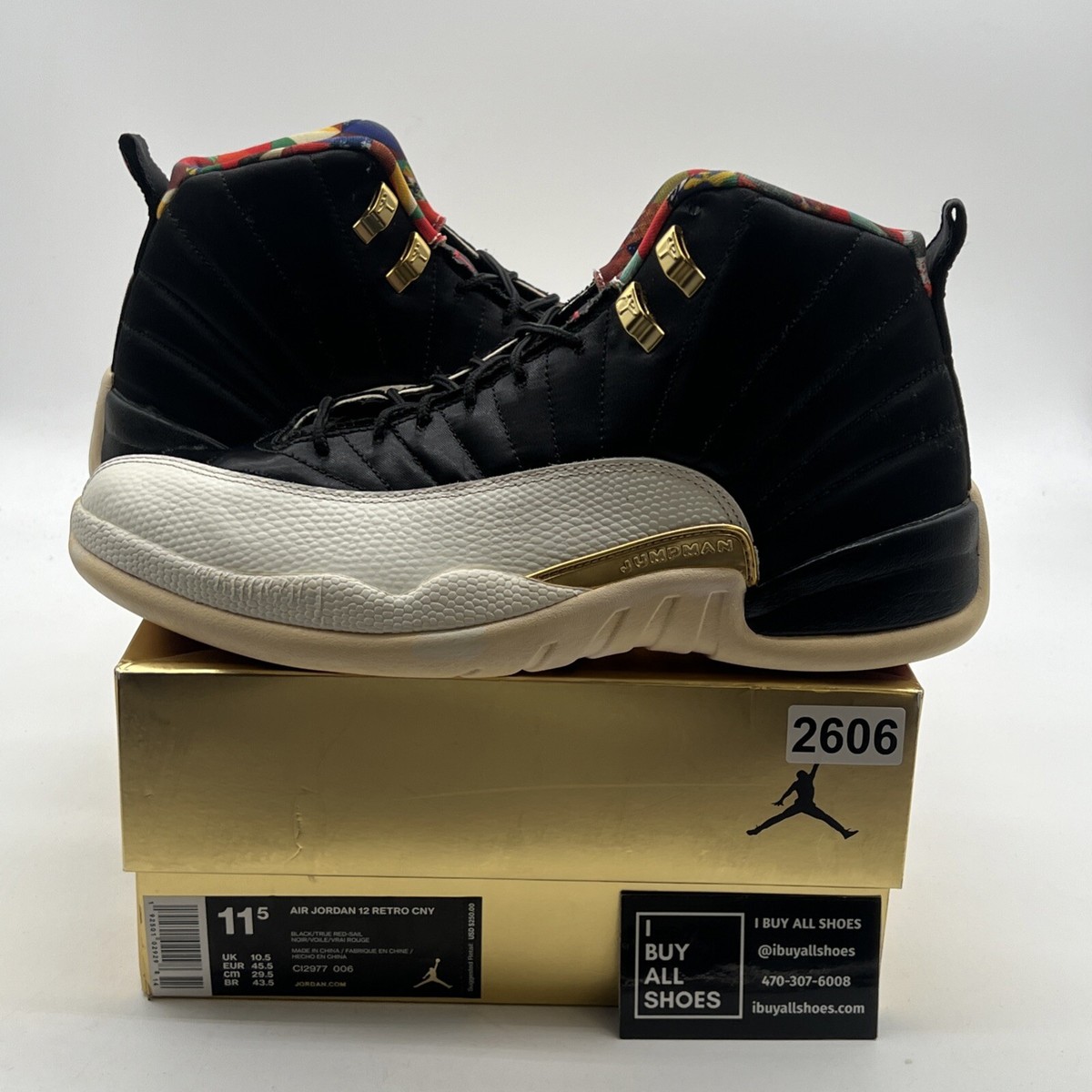 Size 11.5 - Air Jordan 12 Retro 2019 Chinese New Year (CI2977-006