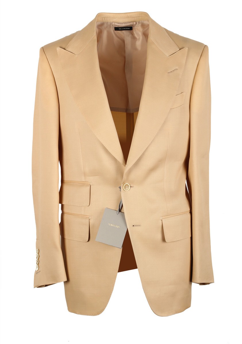 TOM FORD Atticus Beige Suit Size 46 / 36R U.S. New With Tags | eBay