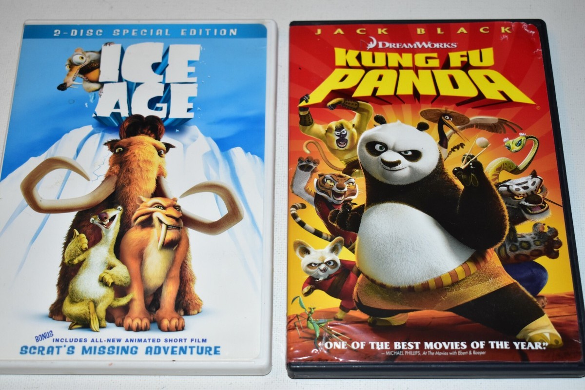 DVD Double Feature Lot Ice Age & Kung Fu Panda | eBay