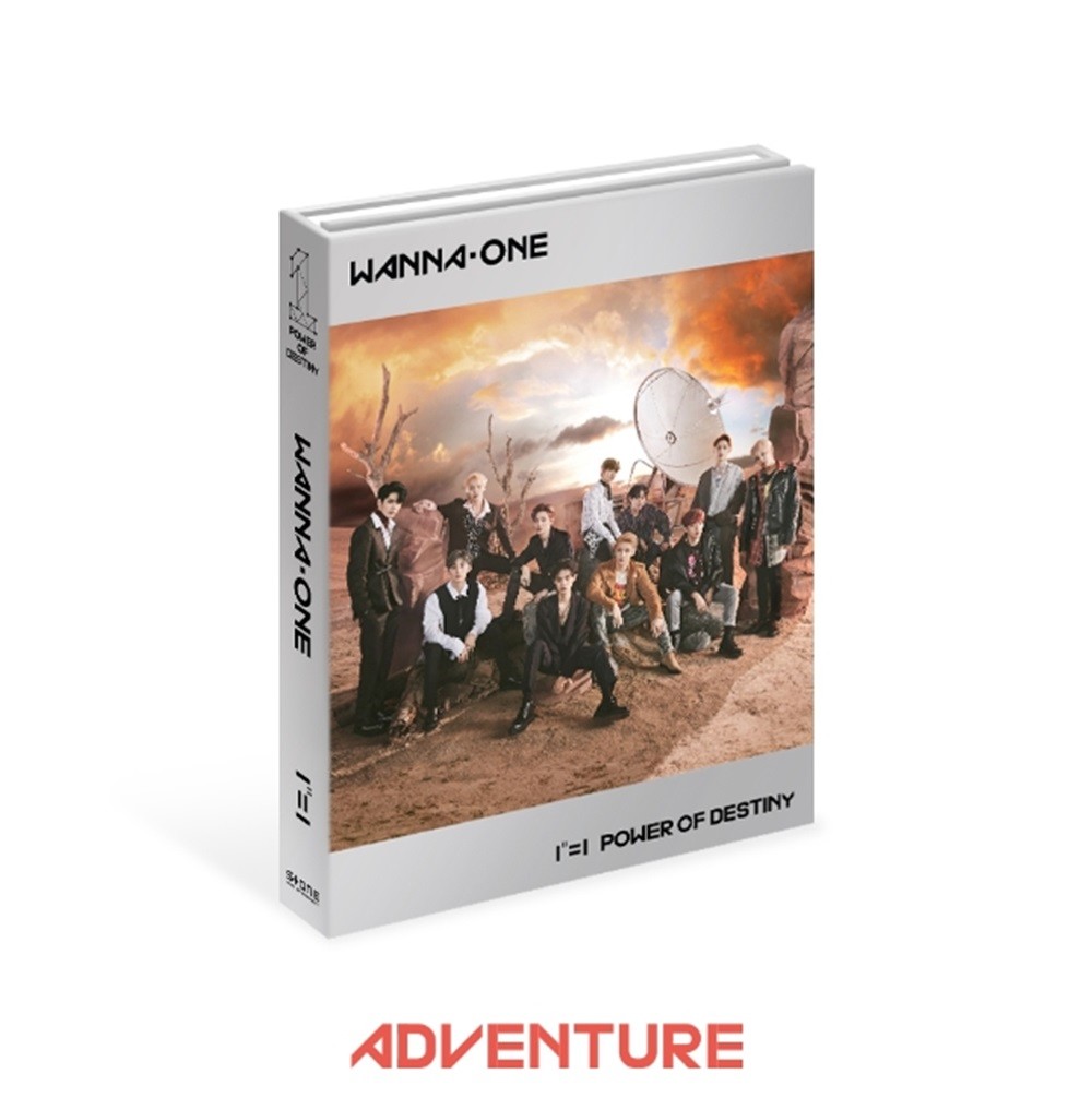 WANNA ONE 1¹¹=1 (POWER OF DESTINY) Adventure Ver. CD+P.Book+Card+