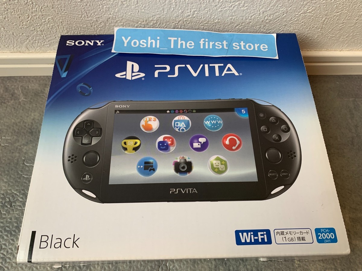 SONY PlayStation PS Vita PCH-2000 ZA11 Black Wi-Fi model Exc | eBay