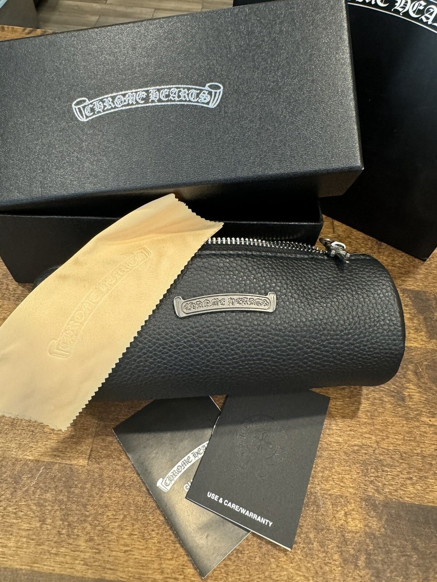 クロムハーツ メガネケース ハードケース アイウェア スクールロゴ