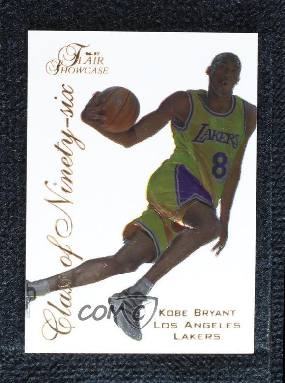 Kobe Bryant 1996 Flair Showcase #4 Class of '96 Price Guide