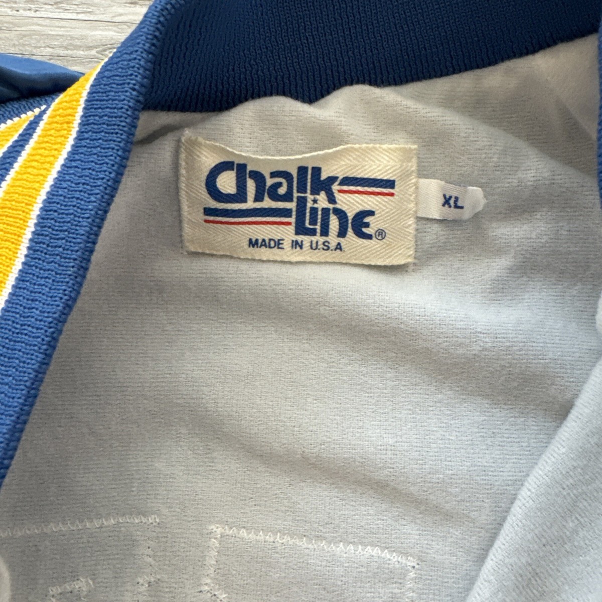 Vintage 80s MLB Chalk Line Milwaukee Brewers Spell Out Baseball