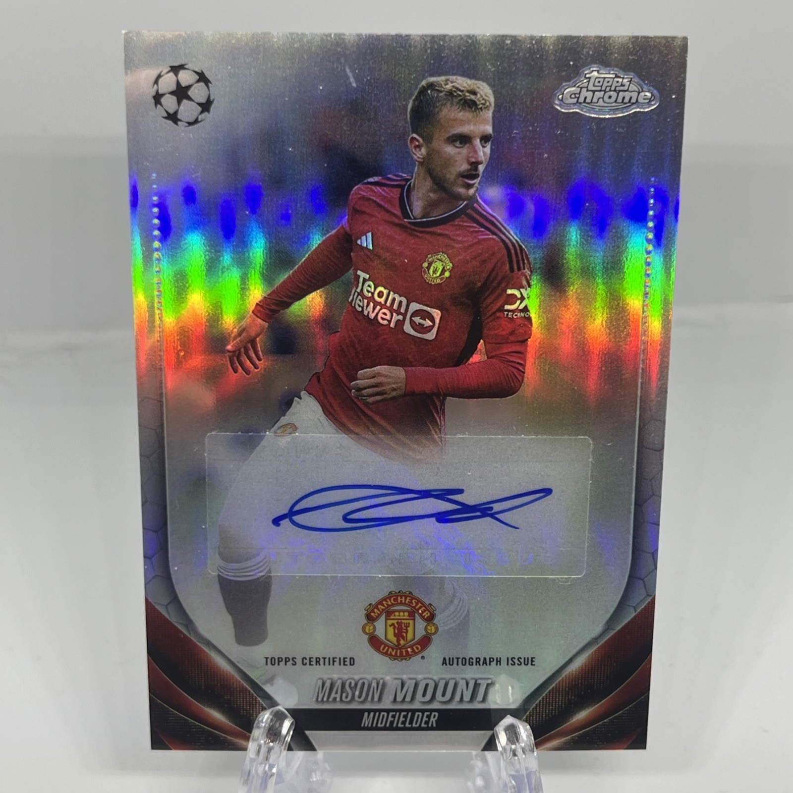 Mason Mount 2023 Topps Chrome UEFA Club Competitions #CA-MM Chrome