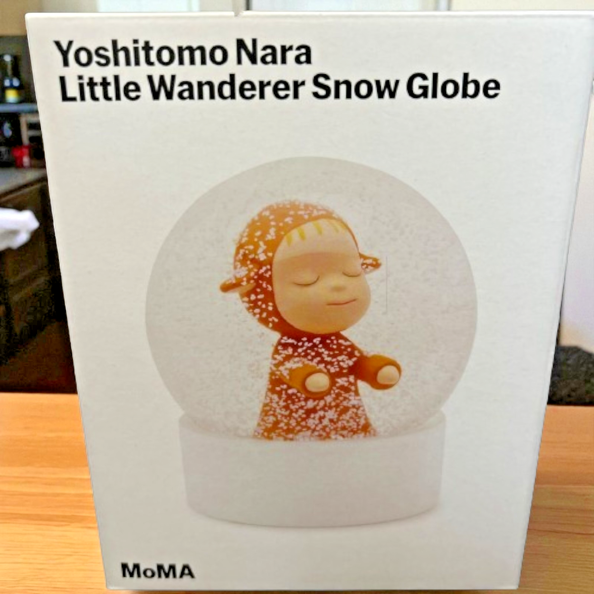 Yoshitomo Nara Little Wanderer Snow Globe Yellow MoMA Exclusive