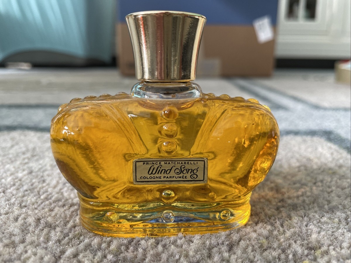 Vtg 1960's 70's Prince Matchabelli Wind Song Cologne Parfumee