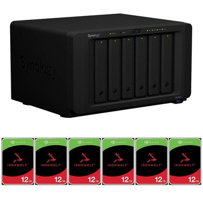 Synology DiskStation DS1621+ 6-Bay NAS Enclosure, 4-Core 2.2GHz