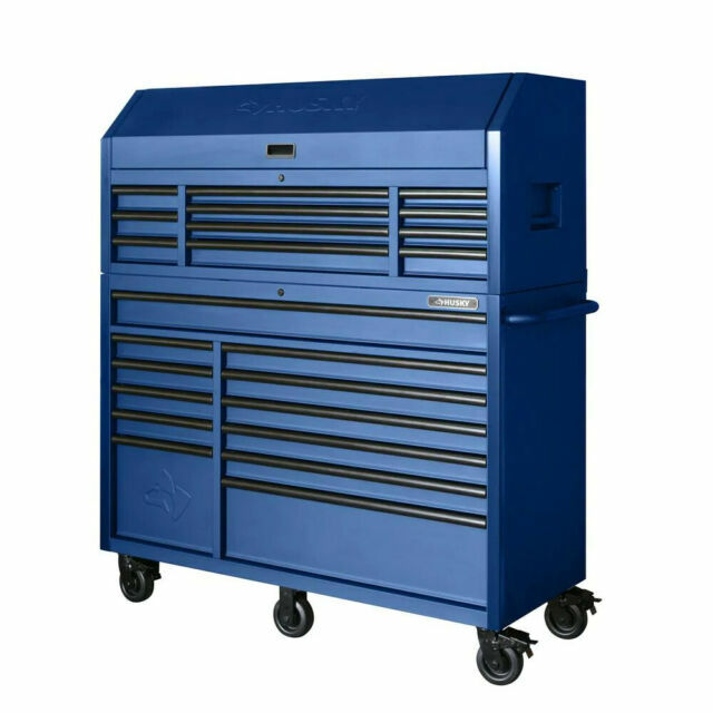 Husky HOTC5623BL2S Heavy-Duty 56 in with 23-Drawer Combination