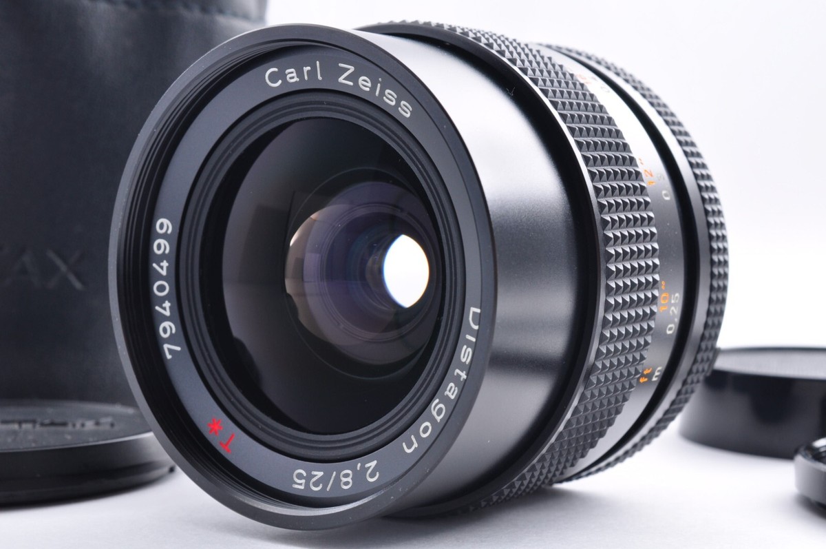 Contax Carl Zeiss Distagon T* 25mm f/2.8 Lens MMJ C/Y Mount Near