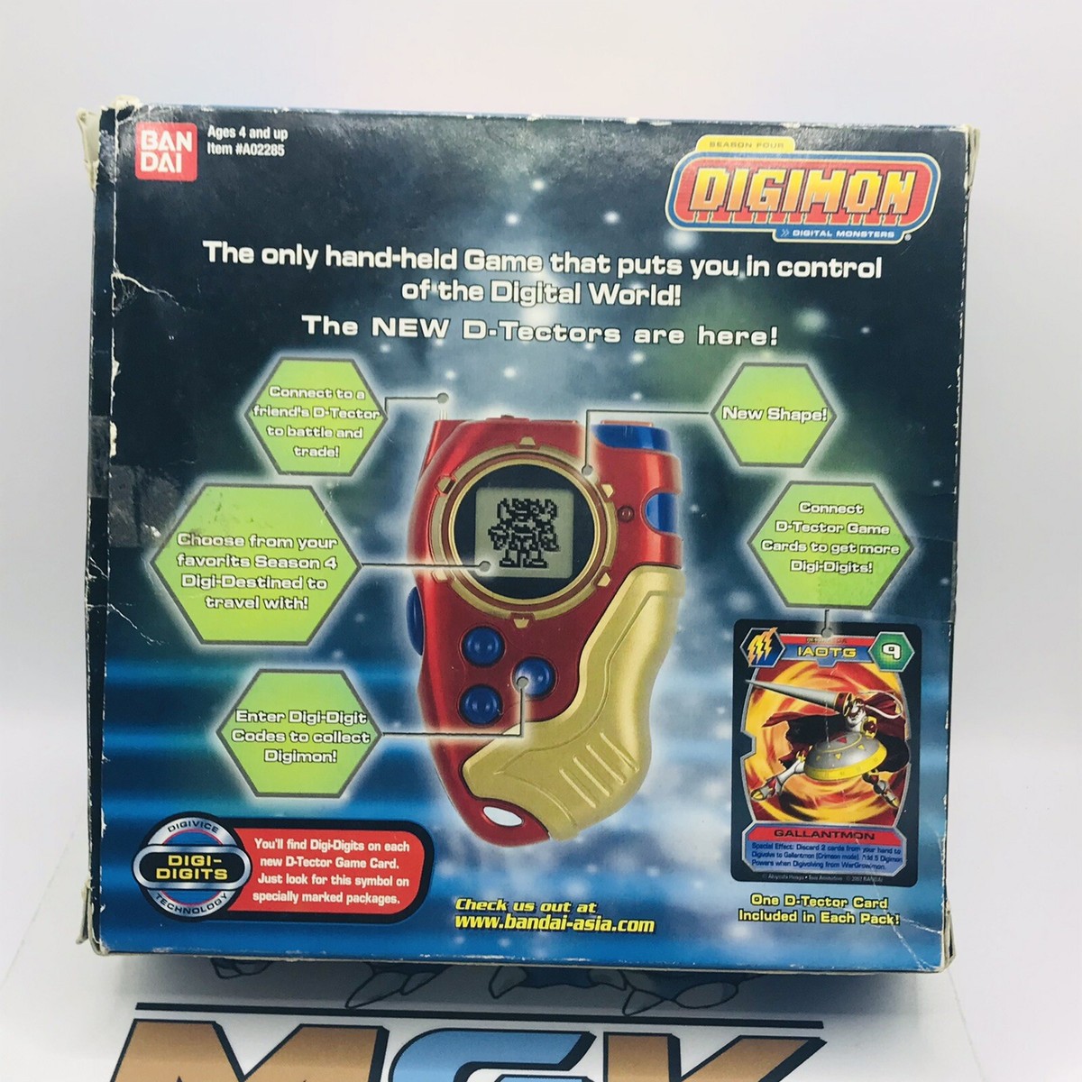 RARE Digimon Digivice D-Tector V4 Blue Box Original Ver.4 BOXED
