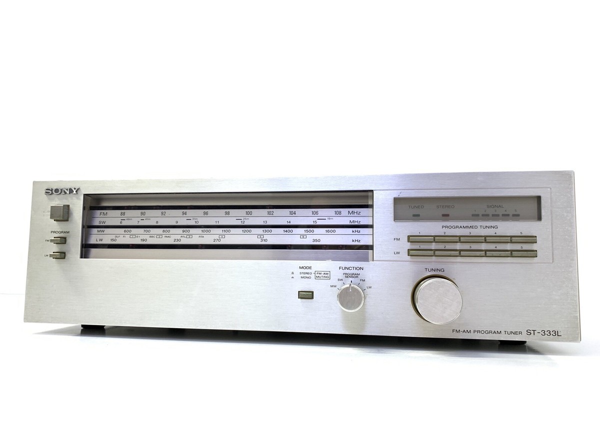 SONY ST-333L FM Stereo Program Tuner Vintage 1979 Hi End