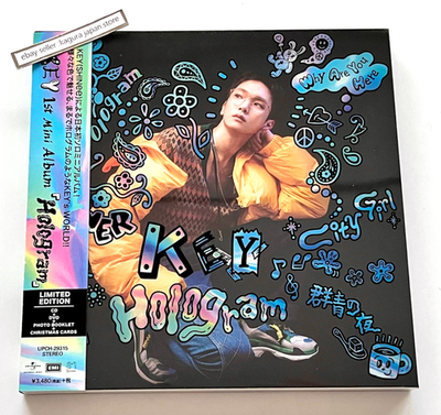 SHINee KEY Hologram Limited Edition Jp 1st Mini Album CD + DVD +